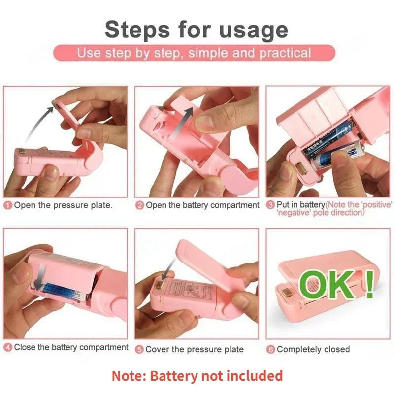 Mini Multi-function Sealer Plastic Storage Bag Sealing Machine